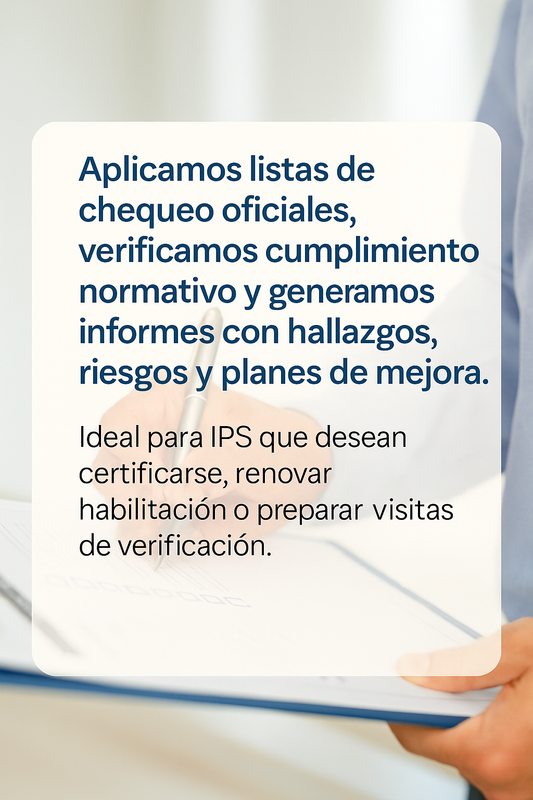 Auditoría Interna y Externa de Procesos en Salud